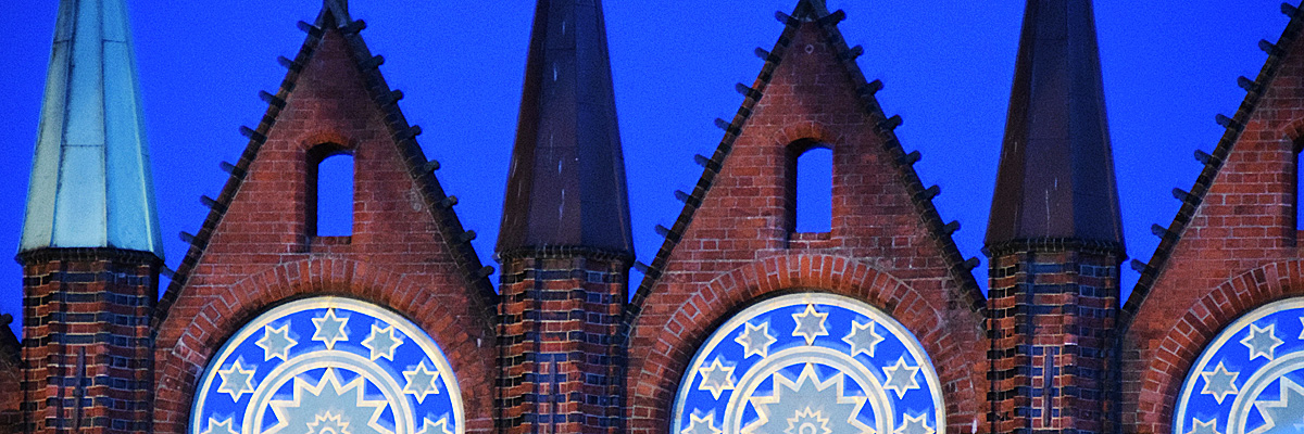 Schaufassade vom Rathaus